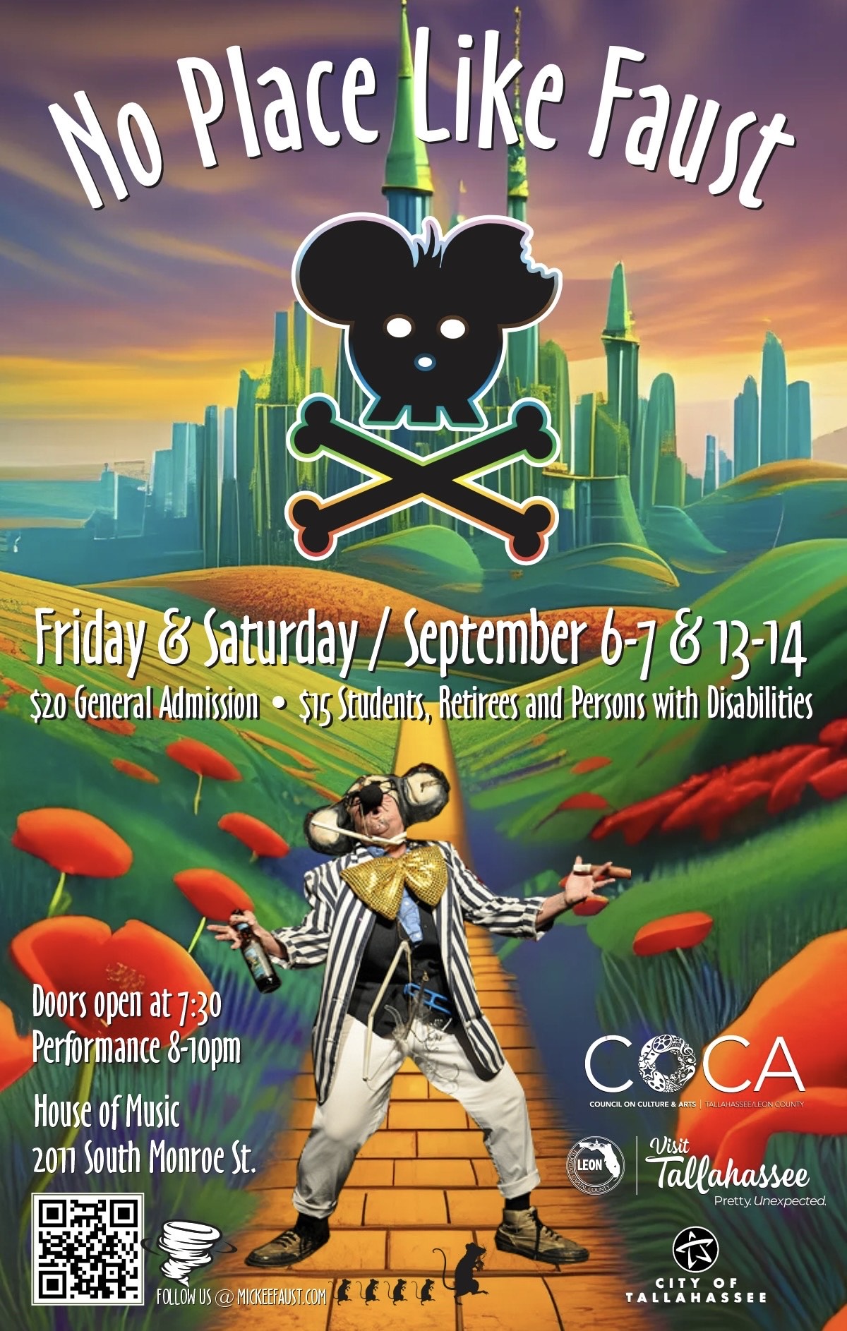 There's No Place Like Faust Cabaret Poster