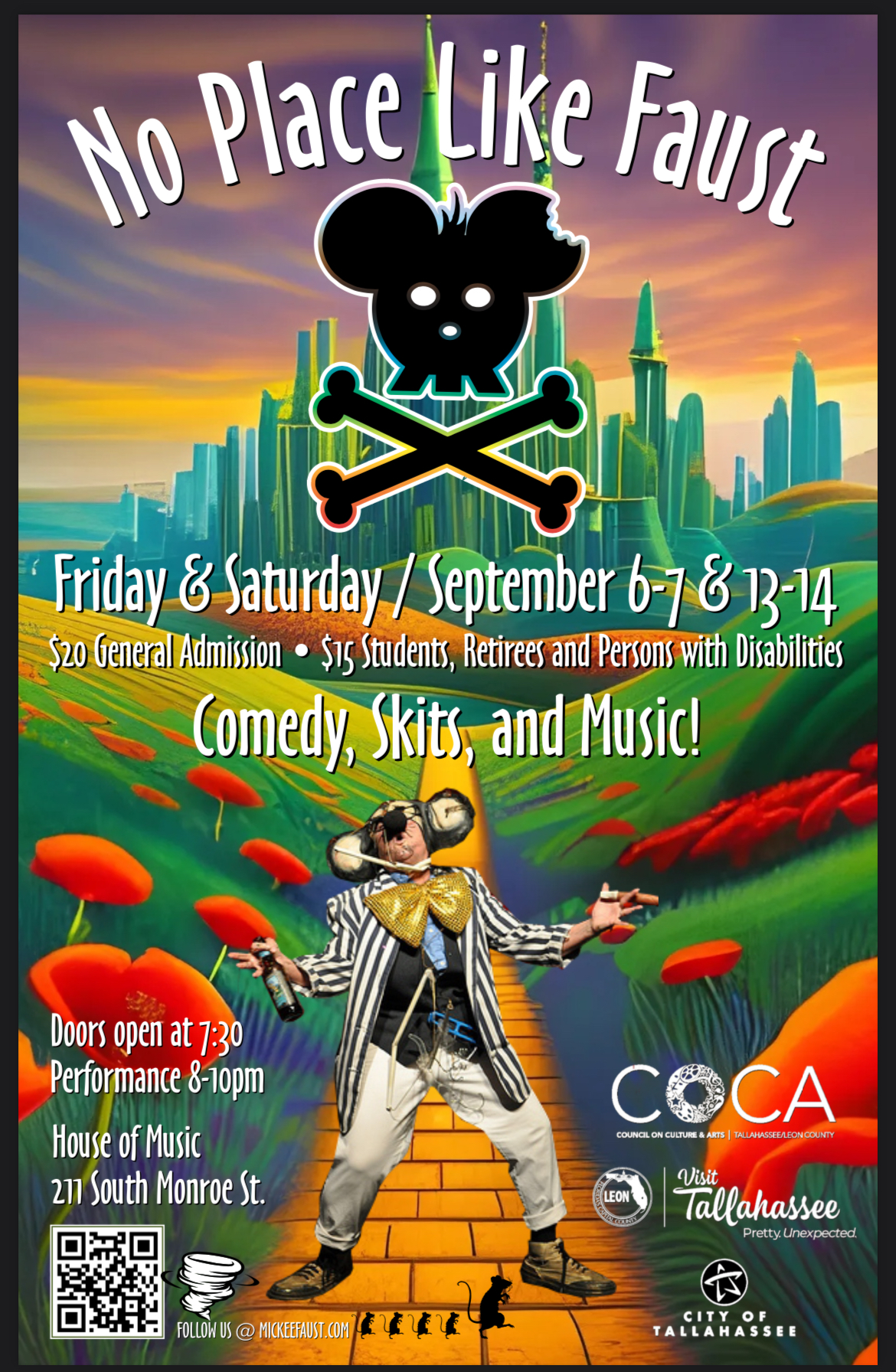 There's No Place Like Faust Cabaret Poster